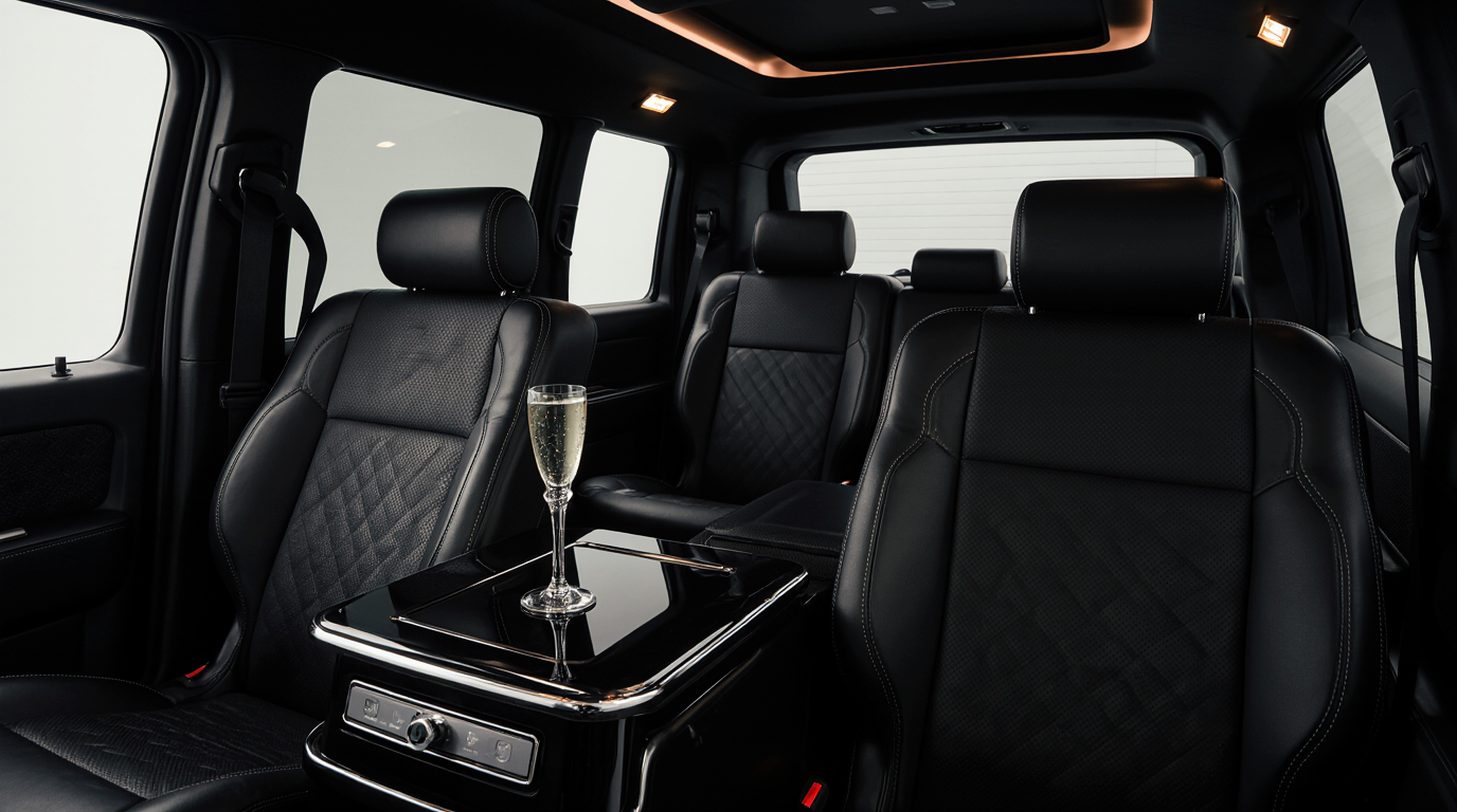 Exklusiver Chaffeur-Bus innen
